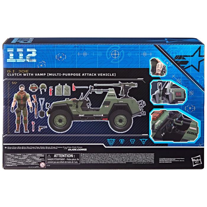 GI JOE: Classified 1/12 scale VAMP jeep w/ Clutch