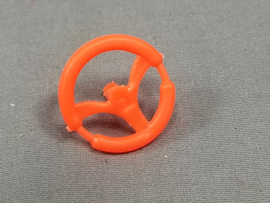GI JOE vintage vehicle part Night Ray steering wheel
