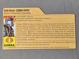 GI JOE Filecards