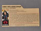 GI JOE Filecards