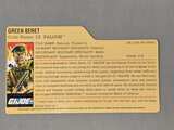 GI JOE Filecards