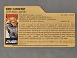 GI JOE Filecards