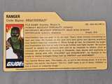 GI JOE Filecards